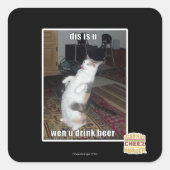 DIS is U Vierkante Sticker (Voorkant)