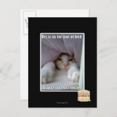 Dis is zo ver weg van bed. briefkaart (Voorkant / Achterkant)