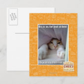 Dis is zo ver weg van bed. briefkaart (Voorkant / Achterkant)