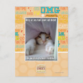 Dis is zo ver weg van bed. briefkaart (Voorkant)