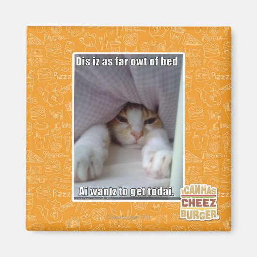 Dis is zo ver weg van bed. magneet (Voorkant)