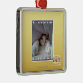 Dis iz tot aan bed... metalen ornament (Rechts)