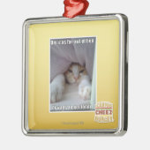 Dis iz tot aan bed... metalen ornament (Links)