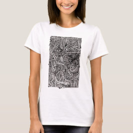 Dis-junctie, inkttekening t-shirt