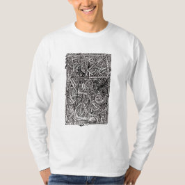 Dis-junctie, inkttekening t-shirt