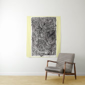 Dis-junctie, inkttekening wandkleed (In situ)