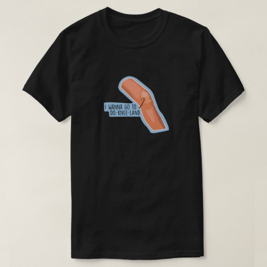 Dis-knie-land! 1 t-shirt (Design voorkant)