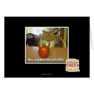 Dis veggee haz de EBIL