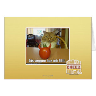 Dis veggee haz de EBIL