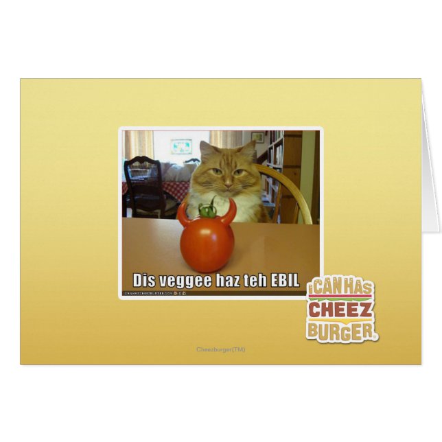 Dis veggee haz de EBIL (Voorkant Horizontaal)