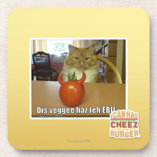 Dis veggee haz de EBIL Bier Onderzetter