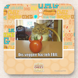 Dis veggee haz de EBIL Drankjes Onderzetter