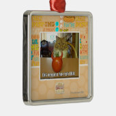 Dis veggee haz de EBIL Metalen Ornament (Rechts)