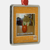 Dis veggee haz de EBIL Metalen Ornament (Rechts)