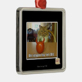 Dis veggee haz de EBIL Metalen Ornament (Rechts)