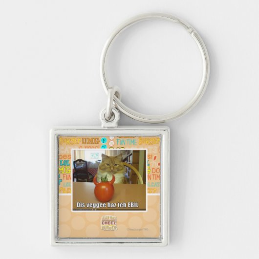 Dis veggee haz de EBIL Sleutelhanger (Voorkant)