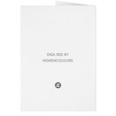 Disa Red-kleurnaam (Achterkant)