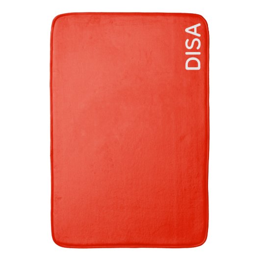 Disa Red-kleurnaam Badmat (Voorkant Verticaal)