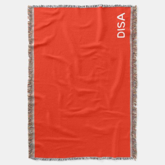 Disa Red-kleurnaam Deken (Voorkant Verticaal)