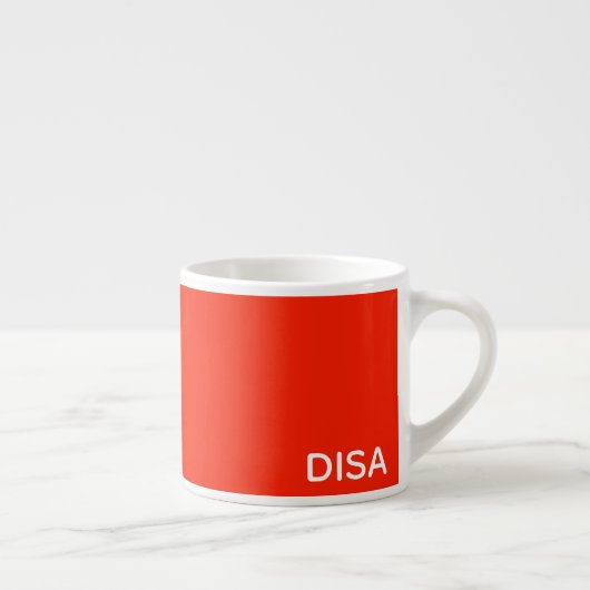 Disa Red-kleurnaam Espresso Kop (Rechts)