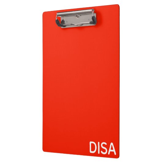 Disa Red-kleurnaam Klembord (Links)