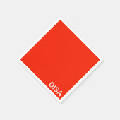 Disa Red-kleurnaam Servet (Hoek)