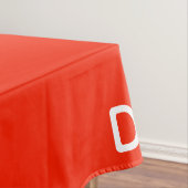 Disa Red-kleurnaam Tafelkleed (Voorbeeld)