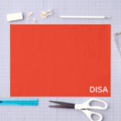 Disa Red-kleurnaam Tissuepapier (Craft)
