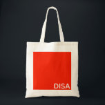 Disa Red-kleurnaam Tote Bag<br><div class="desc">Disa Red-kleurnaam</div>