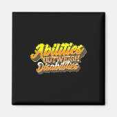 Disabilities World Down Syndrome Day Vrouwen Kinde Magneet (Voorkant)