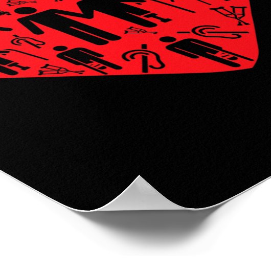 Disabilities World Down Syndrome Day Vrouwen Kinde Poster (Hoek)