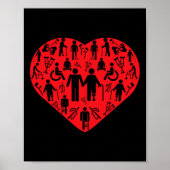 Disabilities World Down Syndrome Day Vrouwen Kinde Poster (Voorkant)