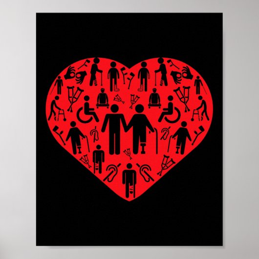 Disabilities World Down Syndrome Day Vrouwen Kinde Poster (Voorkant)