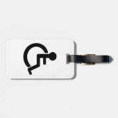 Disability Disabled Symbol Bagagelabel (Achterkant horizontaal)