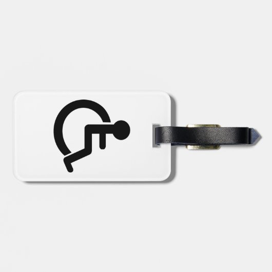 Disability Disabled Symbol Bagagelabel (Achterkant horizontaal)