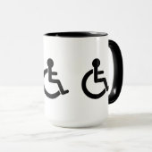 Disability Disabled Symbol Mok (Voorkant rechts)