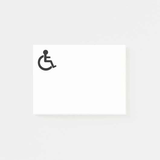 Disability Disabled Symbol Post-it® Notes (Voorkant)