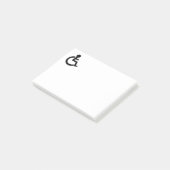 Disability Disabled Symbol Post-it® Notes (Schuin)