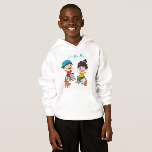 Disability Month Sweatshirt voor kinderen (Voorkant volledig)