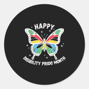 Disability Pride Disabled Pride Maand Disability P Ronde Sticker