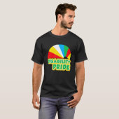 Disability Pride Flag Juli Gehandicapte Pride Maan T-shirt (Voorkant volledig)