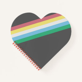 Disability Pride Flag Spiral Notitieboek