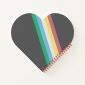 Disability Pride Flag Spiral Notitieboek (Achterkant)