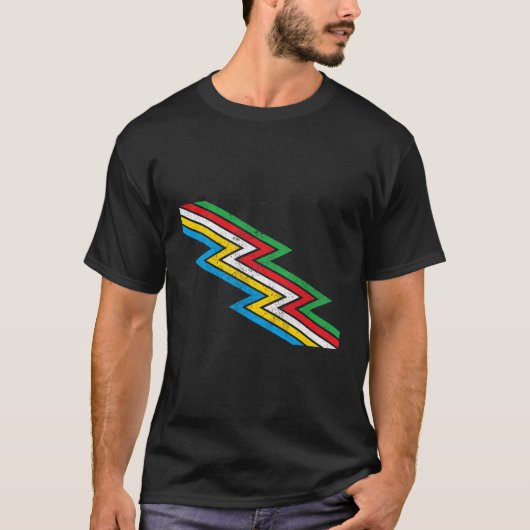 Disability Pride Flag T-shirt (Voorkant)