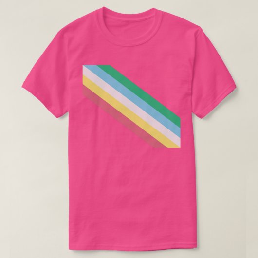 Disability Pride Flag T-shirt (Design voorkant)