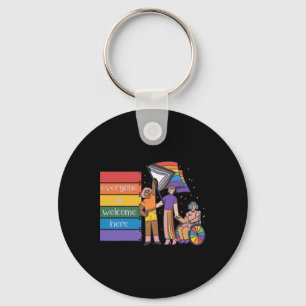 Disability Pride Iedereen is hier welkom.png Sleutelhanger