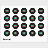 Disability Pride Maand Bewustzijn Disability is ni Ronde Sticker (Vel)