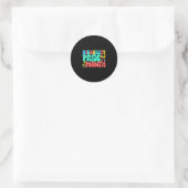 Disability Pride Maand Bewustzijn Disability is ni Ronde Sticker (Tas)