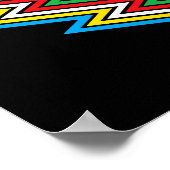 Disability Pride Maand Bewustzijn Disability vlag Poster (Hoek)