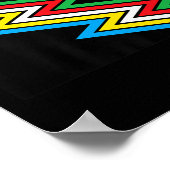 Disability Pride Maand Bewustzijn Disability vlag Poster (Hoek)